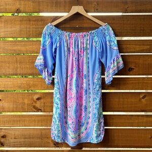 Lilly Pulitzer Fawna off the shoulder dress XS